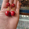 Aretes Nepalíes Chapados en Oro - Joyería Artesanal Auténtica