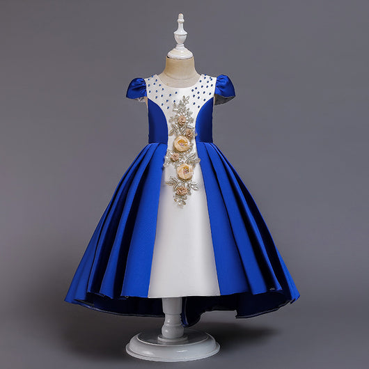 Vestido Princesa Esponjoso Bordado para Niña - Disfraz Kindergarten - Image 11