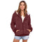 European and American Style Multicolor Zippered Fleece Jacket