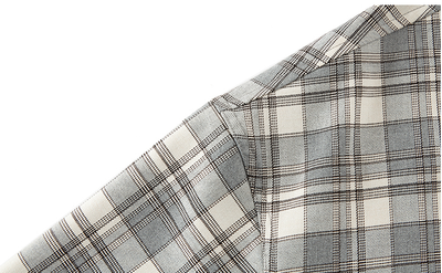 Chaqueta Camisa Patchwork con Flecos Deshilachados para Hombre - Estilo Urbano - Image 8