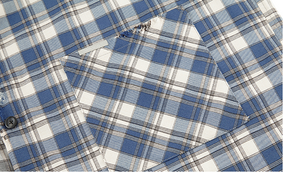 Chaqueta Camisa Patchwork con Flecos Deshilachados para Hombre - Estilo Urbano - Image 9