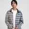 Chaqueta Camisa Patchwork con Flecos Deshilachados para Hombre - Estilo Urbano