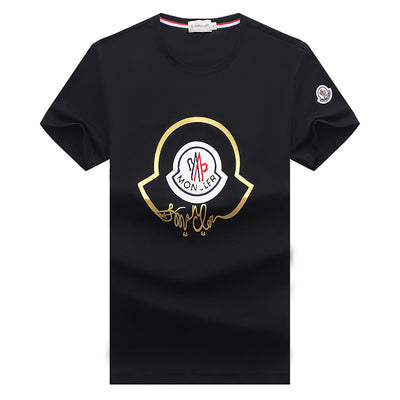 Camiseta de Algodón Mercerizado para Hombre - Cuello Redondo Casual - Image 3