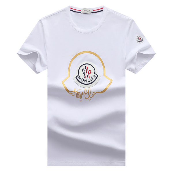 Camiseta de Algodón Mercerizado para Hombre - Cuello Redondo Casual