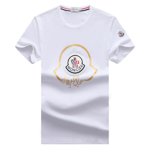 Men's Mercerized Cotton T-Shirt - Casual Crew Neck
