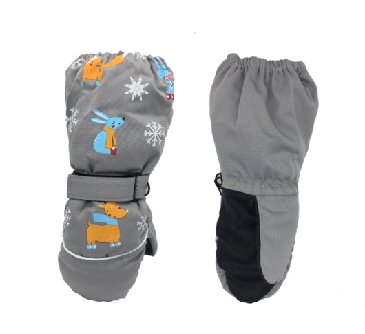 Guantes de Esquí Infantiles Térmicos con Estampado de Animales - Image 7