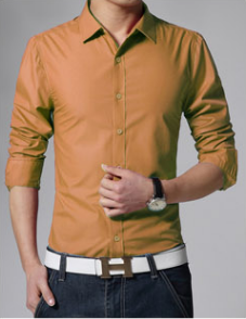 Camisa Casual Hombre Colores Candy - Manga Larga Versátil - Image 7