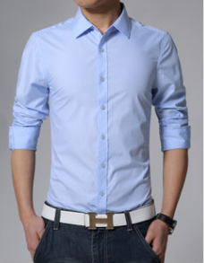 Camisa Casual Hombre Colores Candy - Manga Larga Versátil - Image 9