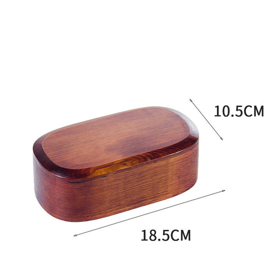 Lonchera Bento de Madera Estilo Japonés con Compartimentos - Image 7