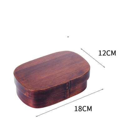 Lonchera Bento de Madera Estilo Japonés con Compartimentos - Image 8