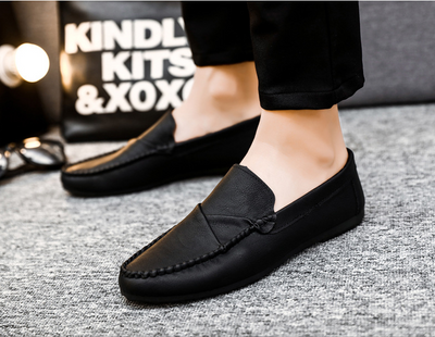 Zapatos Casuales de Cuero para Hombre - Estilo Coreano Británico - Image 7