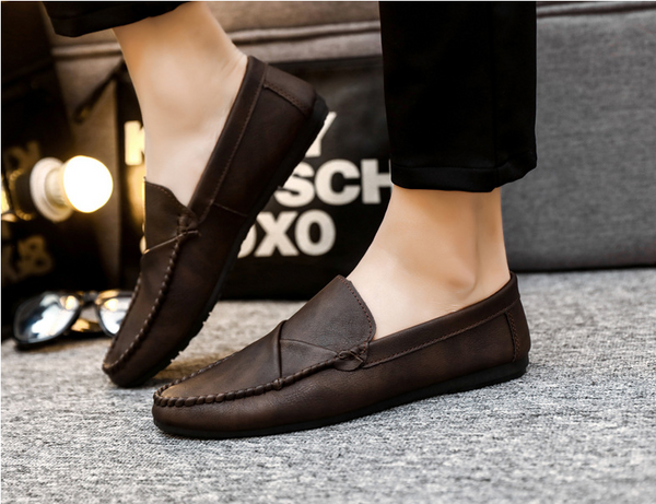 Zapatos Casuales de Cuero para Hombre - Estilo Coreano Británico - Image 4