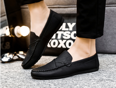Zapatos Casuales de Cuero para Hombre - Estilo Coreano Británico - Image 3