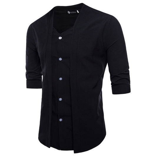 Camisa Slim Fit de Manga Corta para Hombre - Image 7