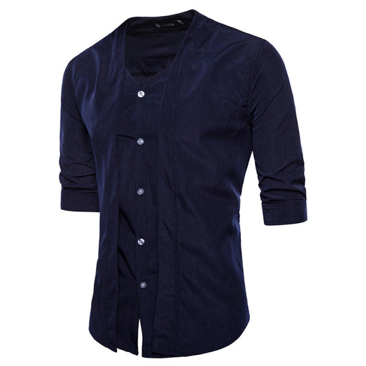Camisa Slim Fit de Manga Corta para Hombre - Image 8