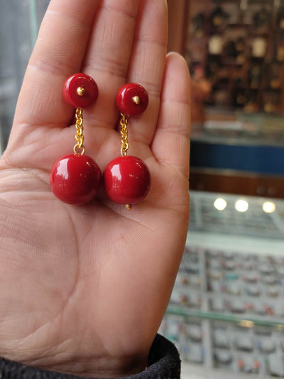 Aretes Nepalíes Chapados en Oro - Joyería Artesanal Auténtica - Image 5