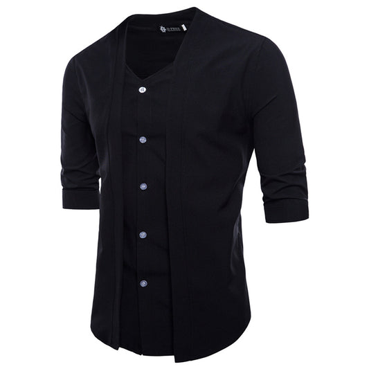 Camisa Slim Fit de Manga Corta para Hombre - Image 2