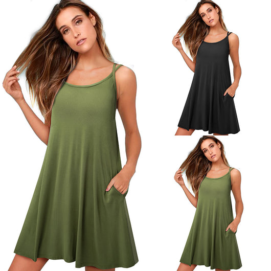 Vestido Casual de Tirantes para Primavera y Verano - Diseño Elegante y Versátil - Image 14