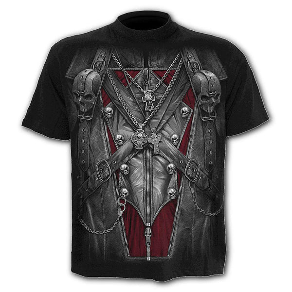 Playera Hombre Diseño Calavera Estampada