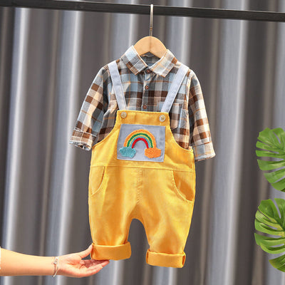 Conjunto de Babero Infantil de Dos Piezas para Niños - Image 10