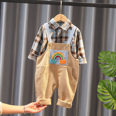 Conjunto de Babero Infantil de Dos Piezas para Niños - Image 5