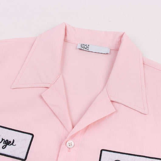 Blusa Suelta Retro para Mujer - Top Casual de Verano con Manga Corta - Image 3