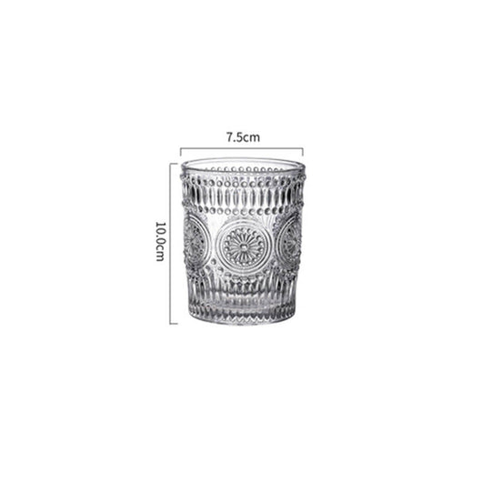 Vaso de Cristal Tallado con Diseño de Girasol Phnom Penh - Image 15