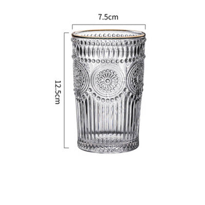 Vaso de Cristal Tallado con Diseño de Girasol Phnom Penh - Image 12