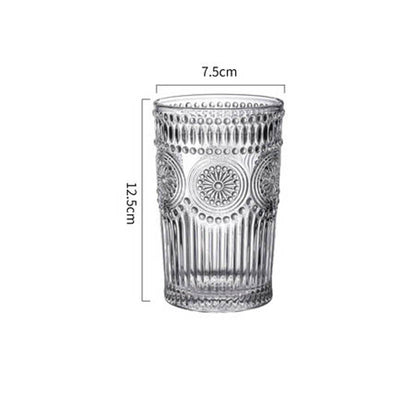 Vaso de Cristal Tallado con Diseño de Girasol Phnom Penh - Image 16
