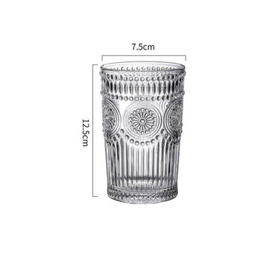 Vaso de Cristal Tallado con Diseño de Girasol Phnom Penh - Image 16