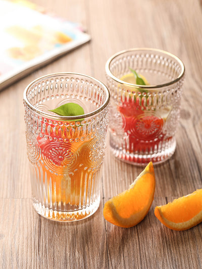 Vaso de Cristal Tallado con Diseño de Girasol Phnom Penh - Image 13