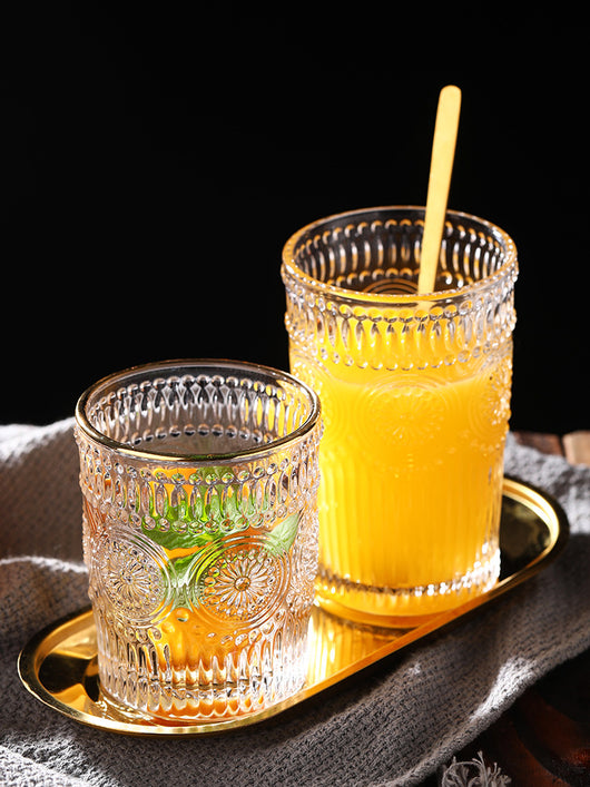Vaso de Cristal Tallado con Diseño de Girasol Phnom Penh - Image 14