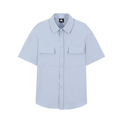 Camisa Casual Manga Corta Hombre Estilo Coreano - Image 7