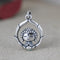 Lotus Little Buddha Silver Women's Clavicle Chain Pendant A