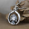 Lotus Little Buddha Silver Women's Clavicle Chain Pendant B