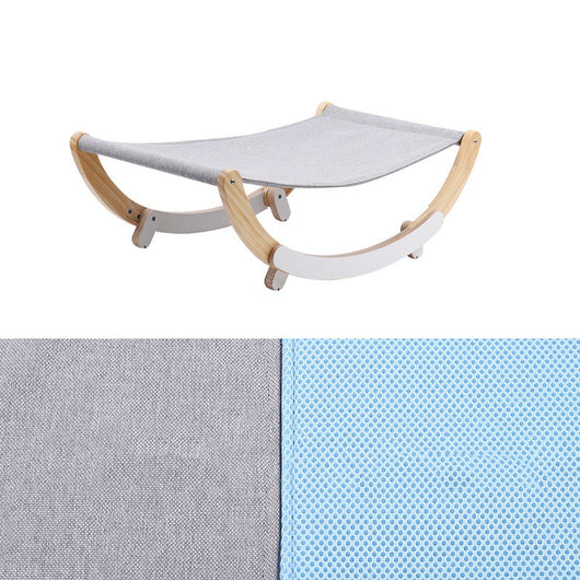 Hamaca para Gatos de Madera Maciza Transpirable - Cama Versátil para Todas las Estaciones - Image 3