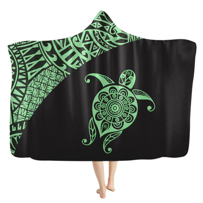 Manta con Capucha Bohemia de Tortuga - Franela Premium - Image 12