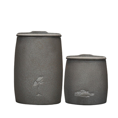 Tetera Artesanal de Barro Rojo Retro - Cerámica Tradicional para Té Premium