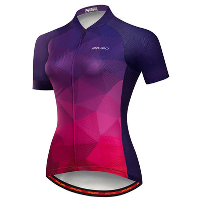 Camiseta de Ciclismo para Mujer de Manga Corta