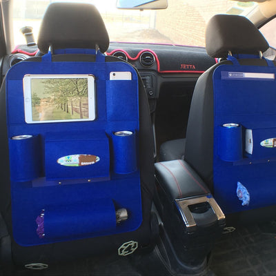 Organizador de Asiento Trasero para Auto con Múltiples Bolsillos en Fieltro - Image 4