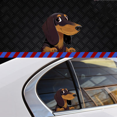 Adhesivo Decorativo para Auto - Perro Shar Pei y Dachshund Protector de Rayones - Image 9