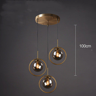 Lámpara de Techo Minimalista de Vidrio - Araña Moderna de Una Luz - Image 16