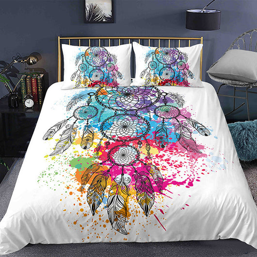 Juego de Cama Dreamcatcher Impresión Digital 3D Textura Suave - Image 8