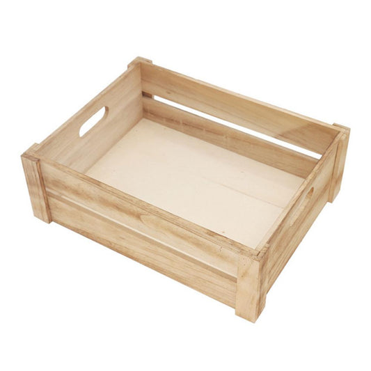 Caja de Almacenamiento de Madera Maciza Rectangular - Decoración Retro Vintage - Image 2