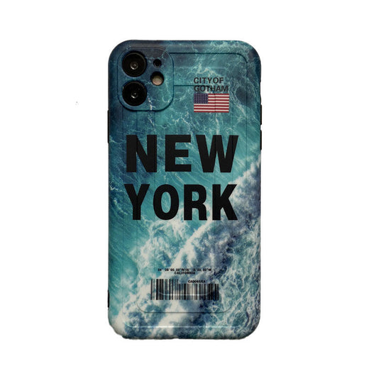 Funda de Lujo Estilo Etiqueta de Viaje - Nueva York y Los Ángeles - Image 8