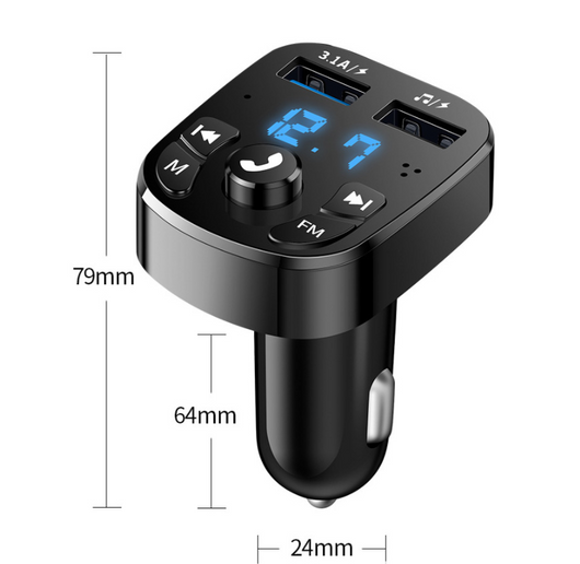 Reproductor Bluetooth MP3 Multifunción para Auto - Image 6