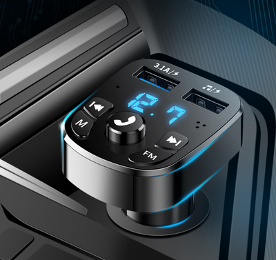 Reproductor Bluetooth MP3 Multifunción para Auto