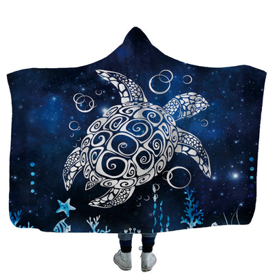 Manta con Capucha Infantil Tiburón, Tortuga y Cangrejo - Image 20
