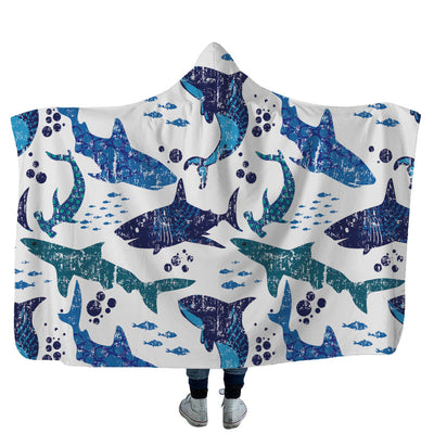 Manta con Capucha Infantil Tiburón, Tortuga y Cangrejo - Image 25