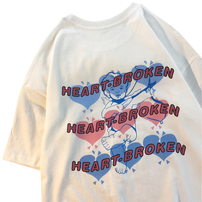 Camiseta de Algodón Puro Blanca Unisex - Corte Holgado Estilo Casual - Image 6